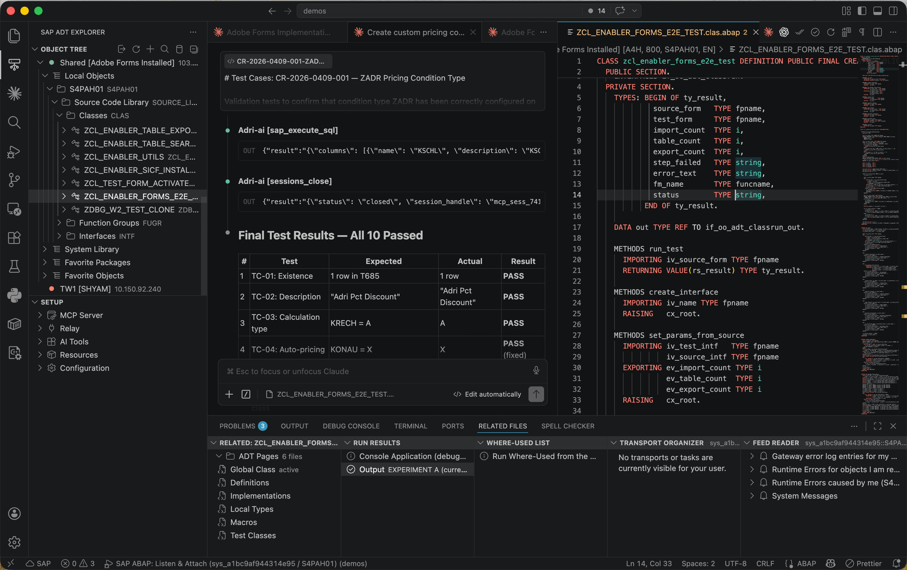 Adri Foundry for VS Code Screenshot